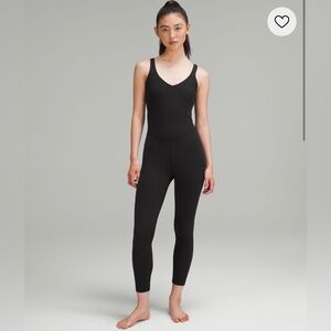 lululemon athletica Black Seamless One-Piece Jumpsuit